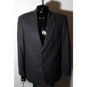 Men's BOTANY 500 Gray 100% Camel Hair Blazer Sports Jacket Size 44S
